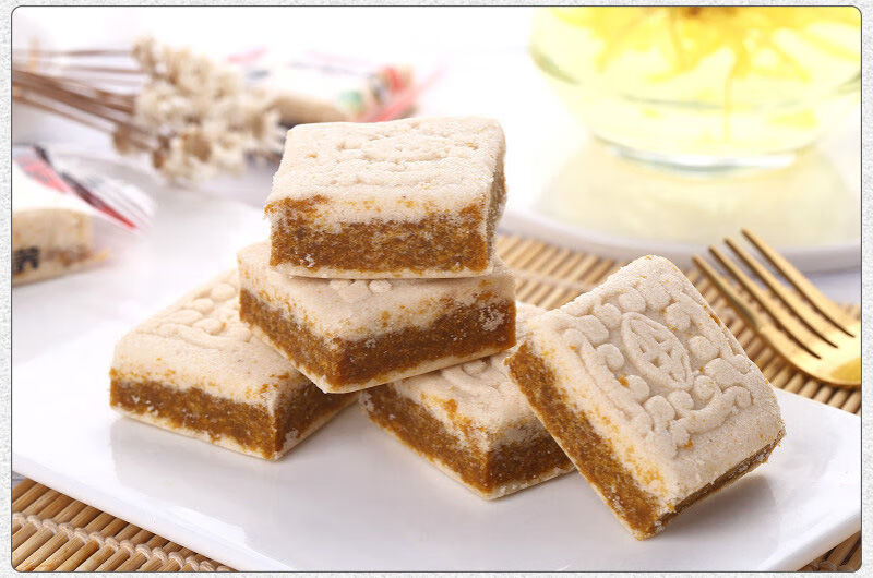 无糖精268g大凉山正中苦荞口口香糕孕妇中老年糕点糖尿