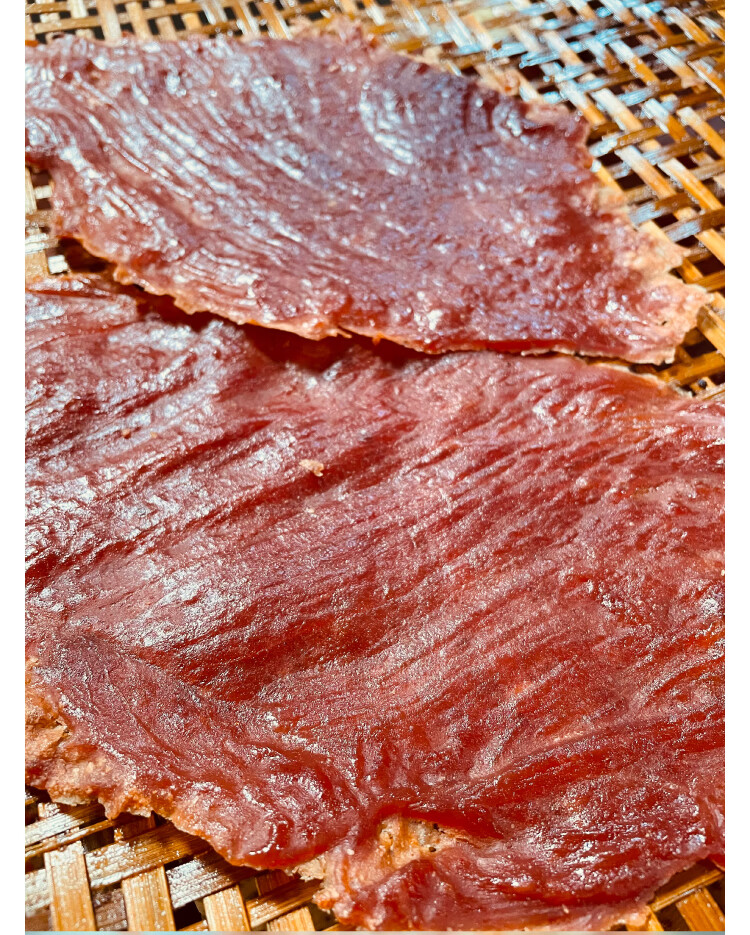 潮汕猪肉脯碳烤猪肉干潮州地方特产手工原切大片手撕猪肉铺零食 猪肉