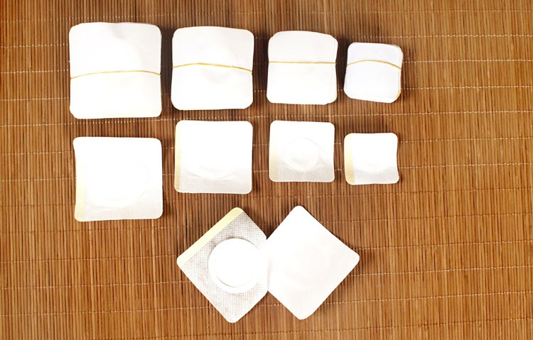 无纺布空白贴加圈儿童肚脐贴透气三伏贴膏空贴防过敏 500贴(5*5内径1.