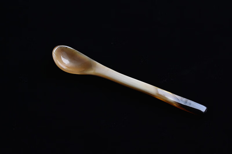 牛角药勺牛角药匙3*1 牛角勺15-20厘米 牛角药勺 牛角匙 天然牛角 20