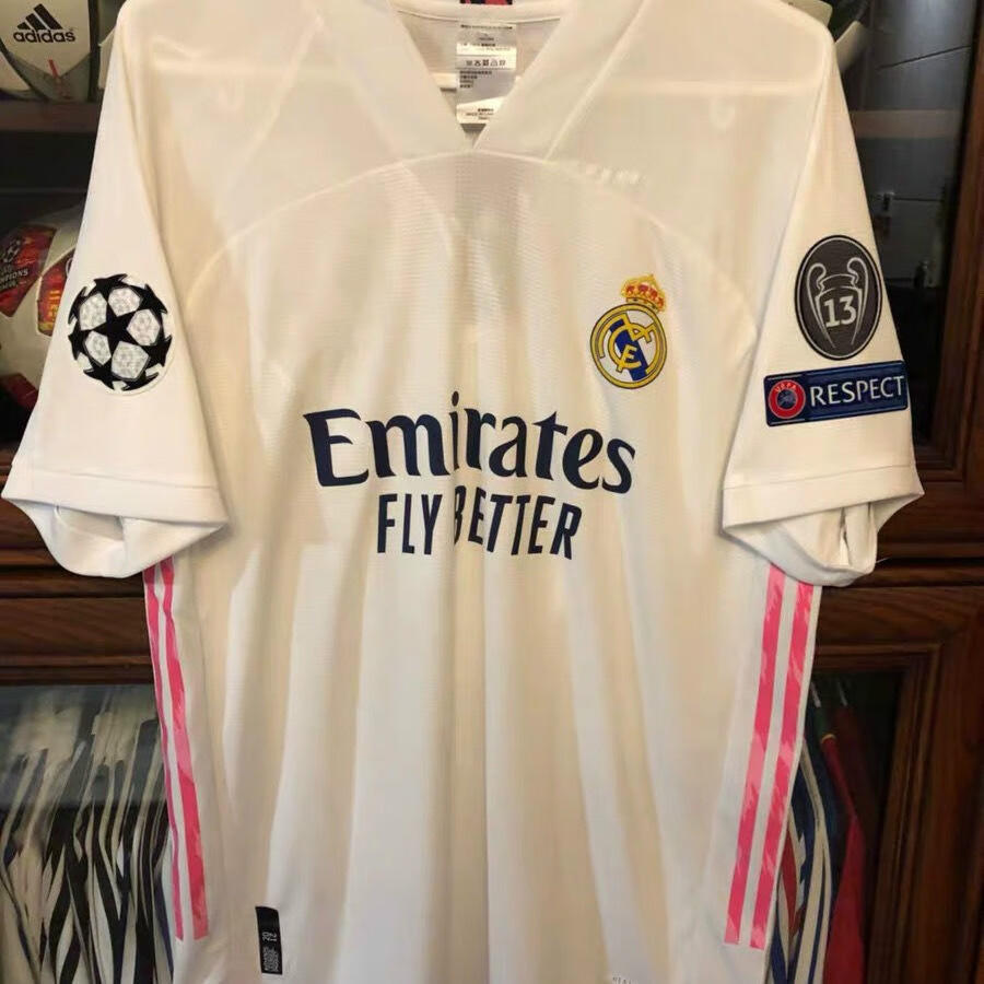 2021皇马主场球员版球衣本泽马拉莫斯皇马客场皇马二客场主场印4号