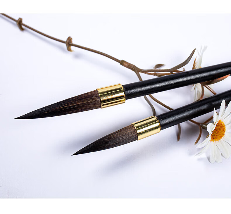 晨兴得正宗古韵灰尾毛笔抖音同款古韵灰尾毛笔级书法毛笔套装鼠毫熊毫