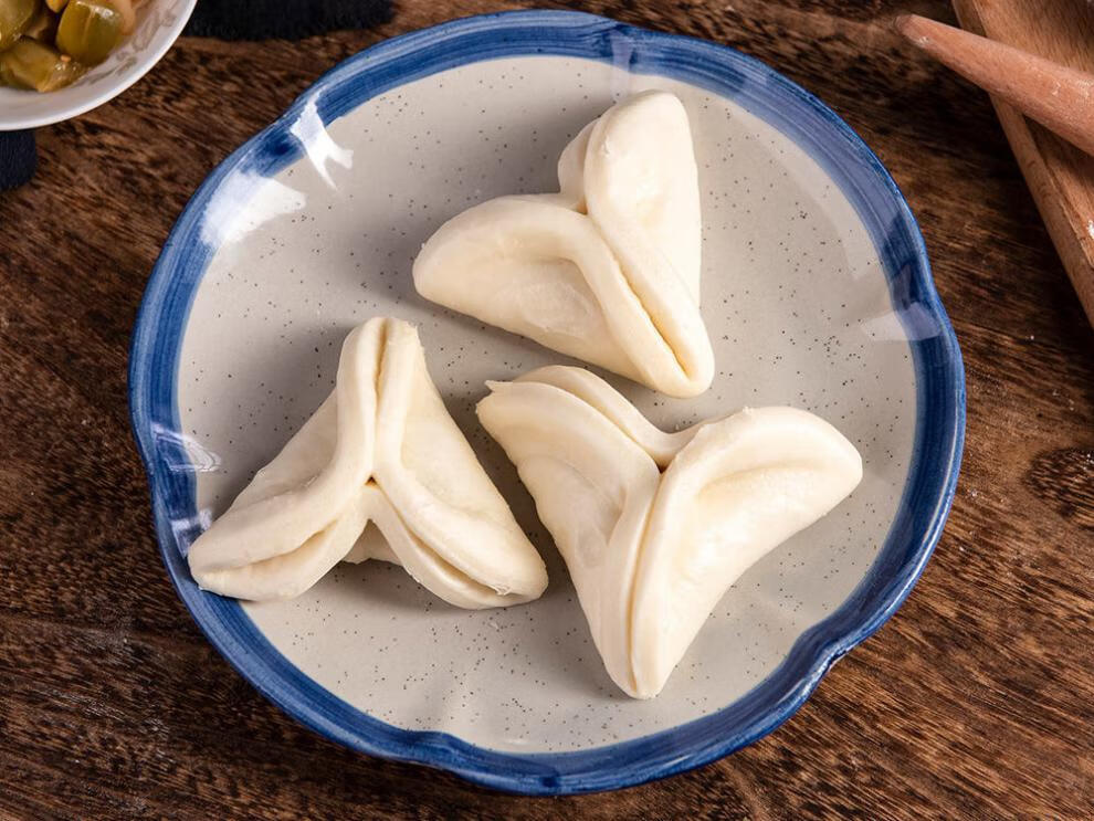 小东北糖三角老式红糖馅包子馒头速冻半成品加热即食早餐批发800g 小