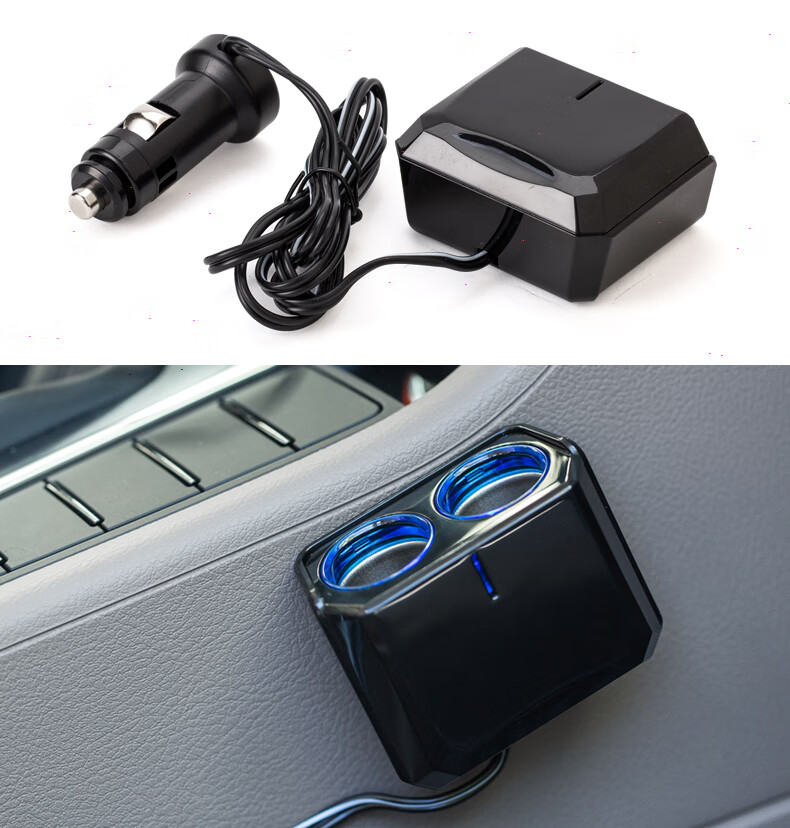 日本 一拖三汽车点烟器 一分三点烟器 车载电源转换器 分配器 车用