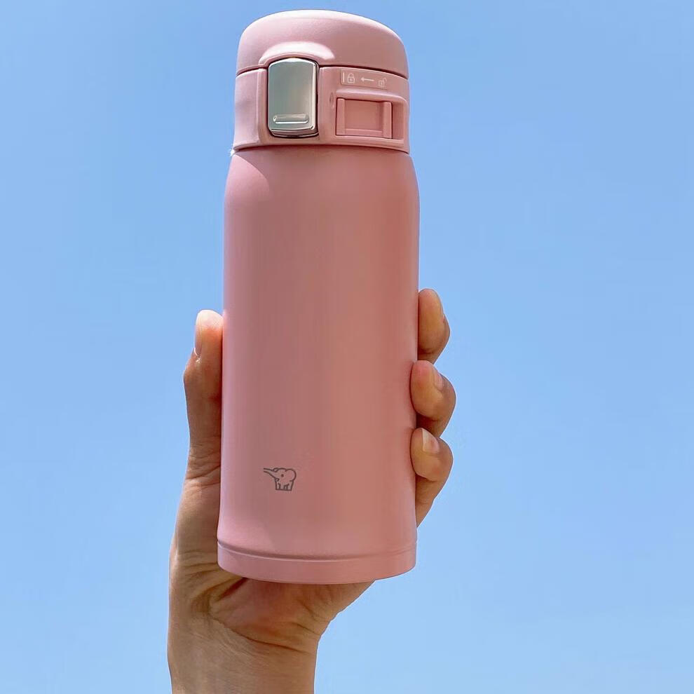 象印(zo jirushi)日本进口保温杯男女儿童小学生便携超轻象牌印象水