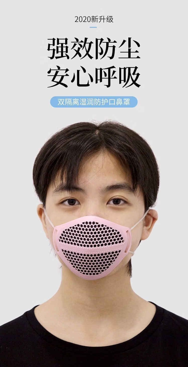 防尘鼻子口鼻罩透气男女工业粉尘煤矿水洗打磨电焊防护装修油烟蓝色