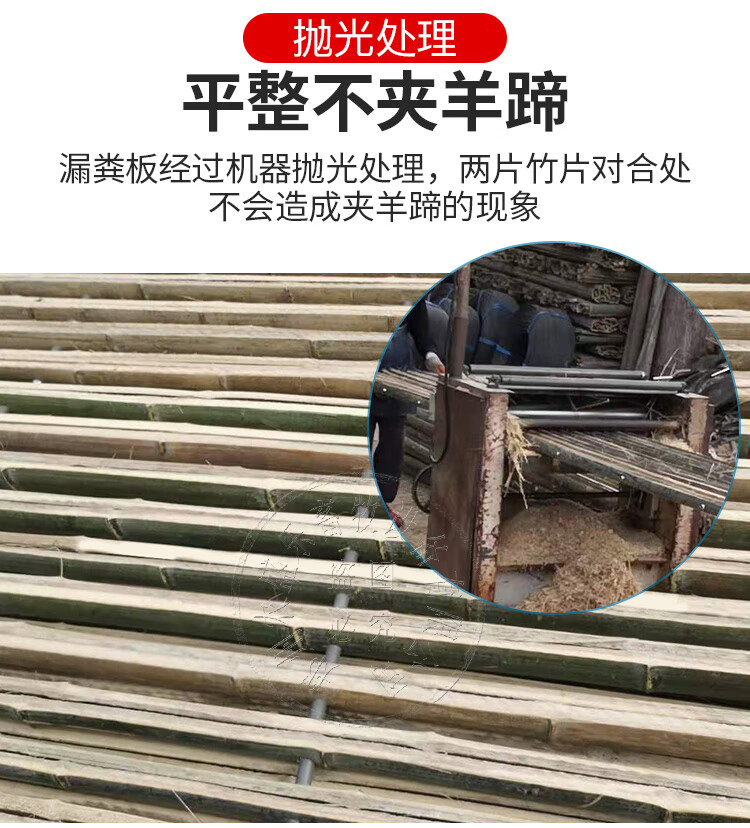 羊用竹子漏粪板羊圈漏粪板羊舍漏粪地板羊床漏粪地板畜牧设备兽用 50*