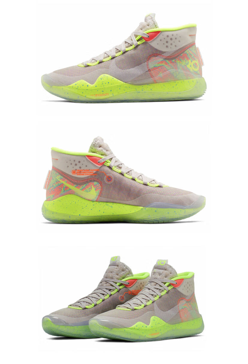 杜兰特12代篮球鞋kd12全糖果癌耐磨实战气垫运动篮球鞋男 癌 纯原高