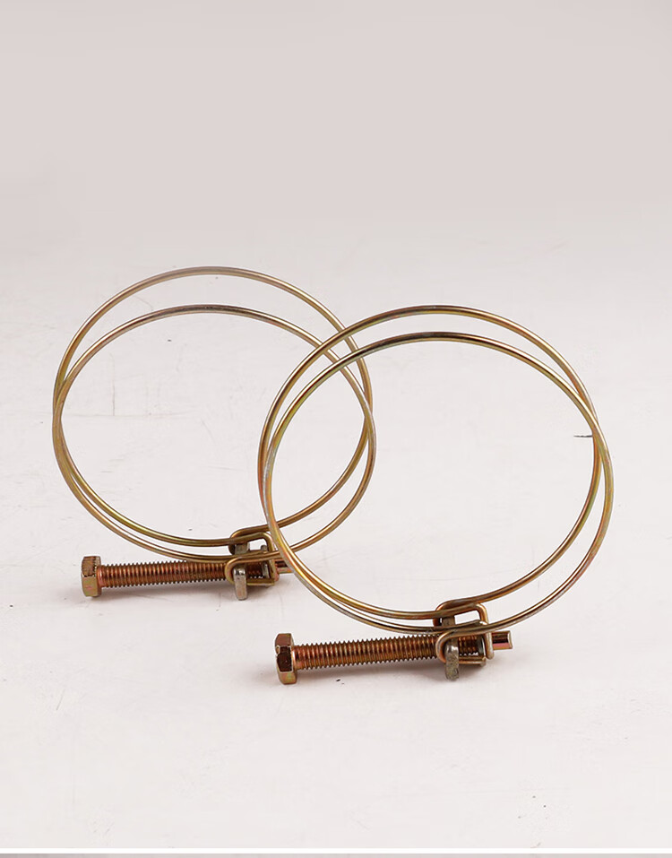 消防水带扎箍不锈铁卡箍喉箍管卡水管抱箍消防接头橡胶圈管箍卡子kd40