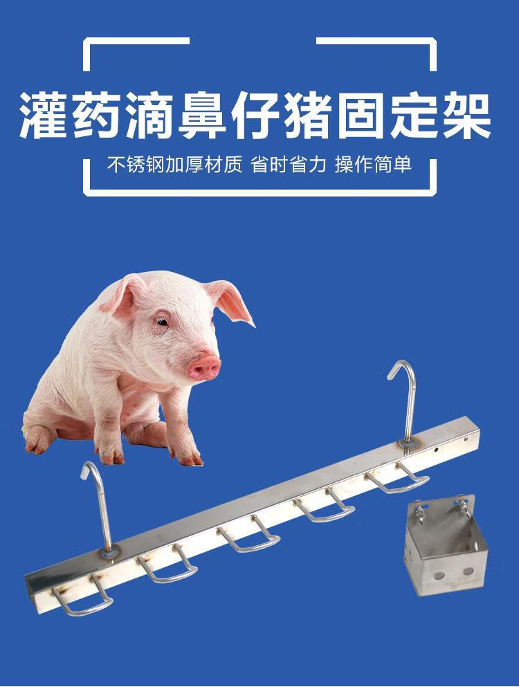 小猪挂猪器悬挂架猪打针固定器喂药固定架挂钩式支架挂式剪牙架子