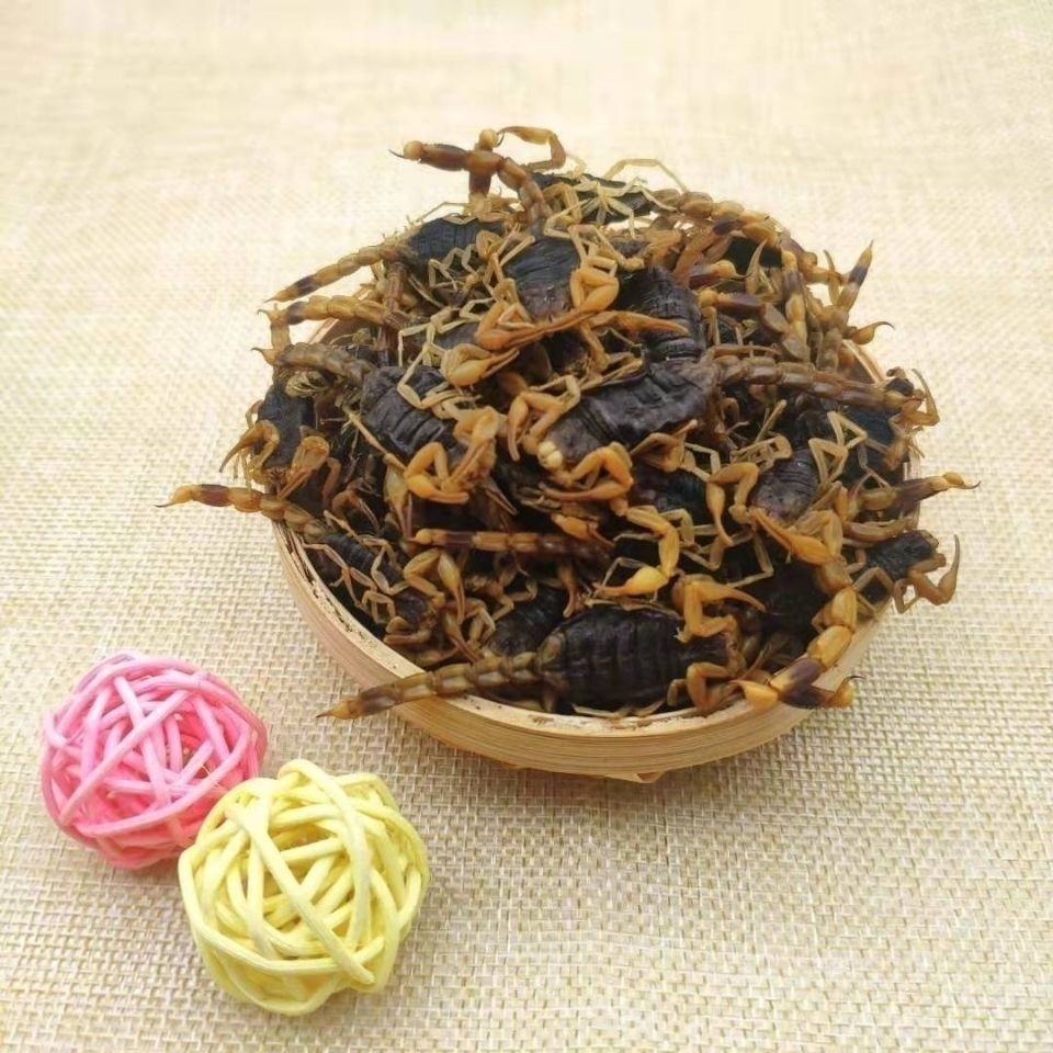 蒙山-全蝎 中材清水全蝎 全虫 泡酒 纯干无盐蜈蚣全虫10-250克 清水