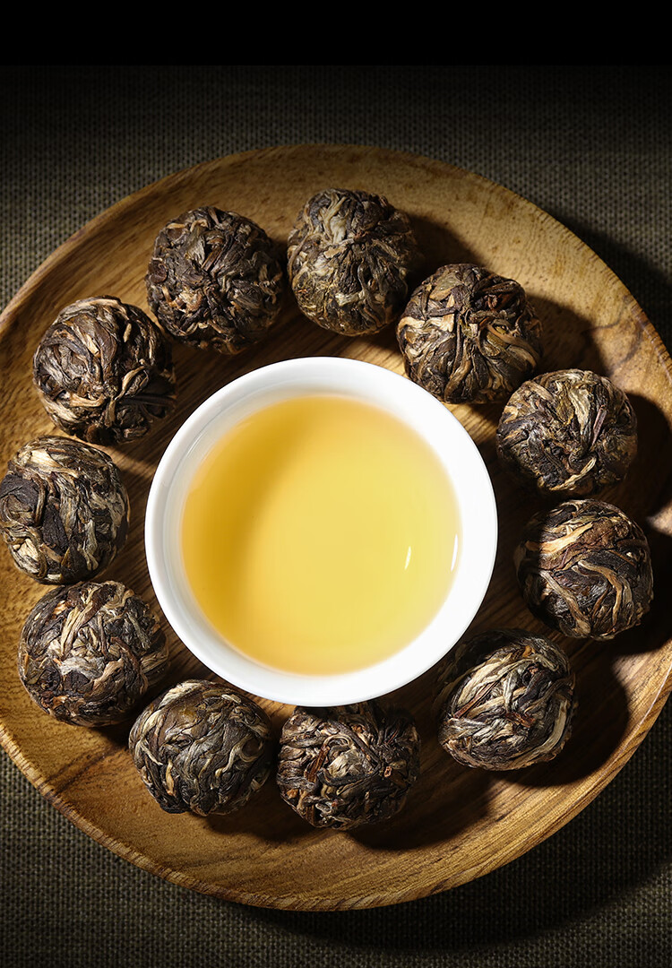 洪勐岩武茶叶 生普龙珠500g球形茶叶普洱生茶龙珠茶云南冰岛普洱生茶