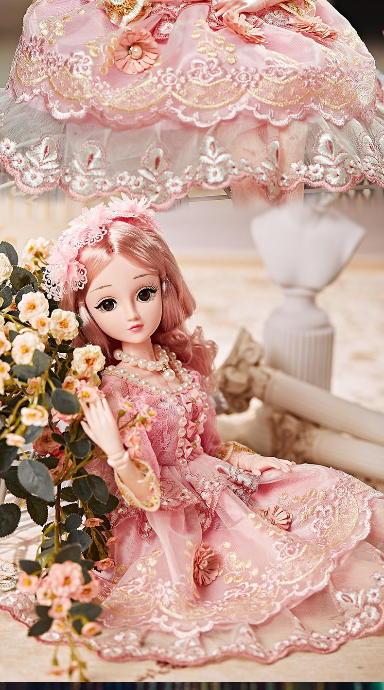 洋娃娃玩具女孩仿真精致60厘米大型公主尚美比芭比大号超大套装 【匠