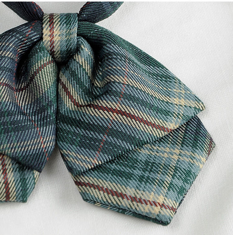 领带 男生森林来信jk领结女日系制服衬衫格子领带男学生学院风免打