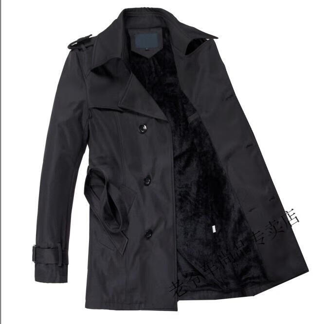 老爷车男士战壕风衣外套男军大衣春秋加厚男中长款韩版修身青年学生