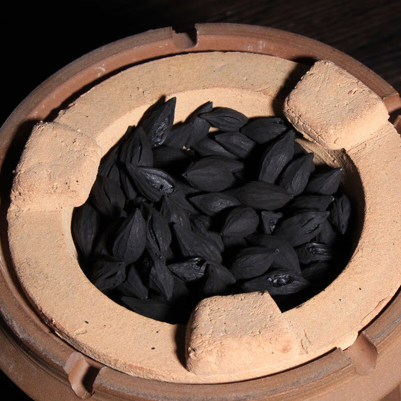 宗元嘉欣煮茶橄榄炭乌榄炭工夫茶核碳青榄核炭炭炉无烟环保风炉碳青果