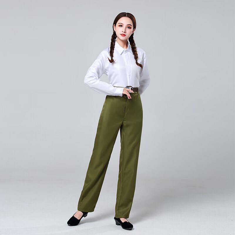 柚斯芳华怀旧知青男女七八十代演出舞蹈舞台装下乡服装歌合唱表演