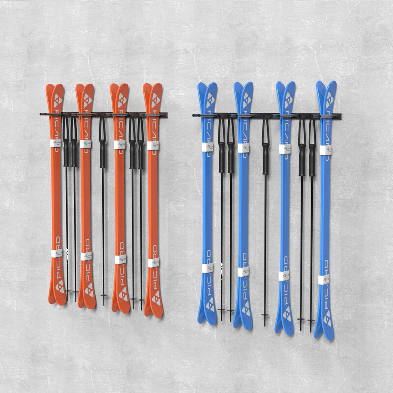 小米(mi)生态米家通用雪板挂架单板双板滑雪板杖墙架室内墙上架子挂