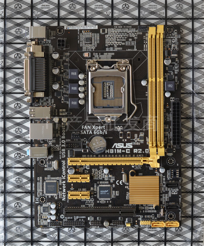 全新三年包换colorful七彩虹h61u主板cfg6mx1155h81b85h110itx天蓝色