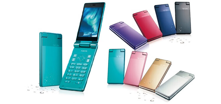 aquos 夏普 日式sharp 501sh戒网瘾学生翻盖折叠双屏安卓智能手机 黑