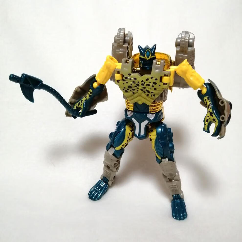 2022新款 黄豹勇士玩具变形玩具猛兽侠超能bw霸王龙四变猩猩金属变体