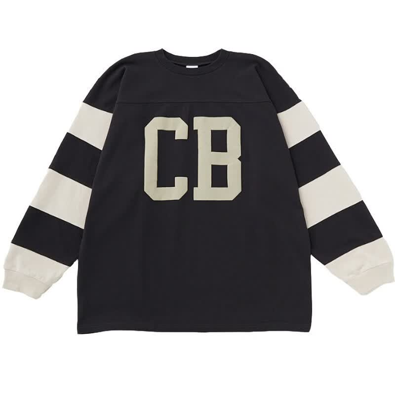 2022秋冬m家发泡款cb字母印花圆领宽松中长款休闲时尚卫衣女- 墨旎