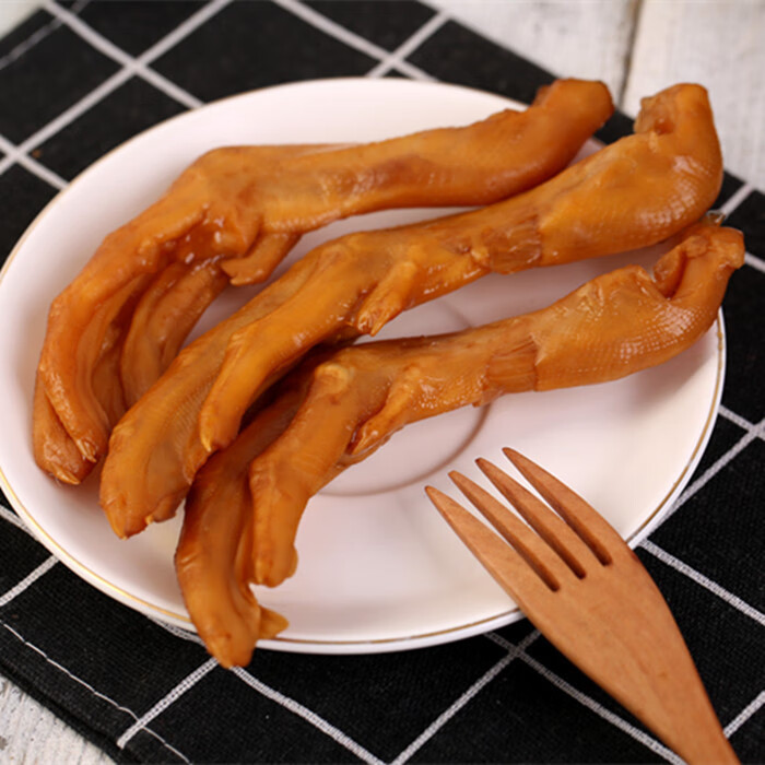 脆皮鸭掌酱卤泡鸭爪卤鸭脚小包装美味办公室休闲零食 5斤装脆皮鸭掌