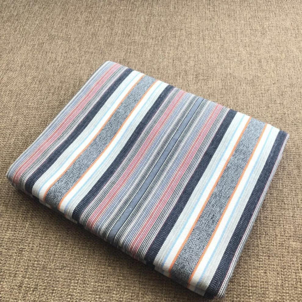 炫丰麻布床单特厚棉老粗布床单单件加厚米棉麻双人家用红咖2525的特厚