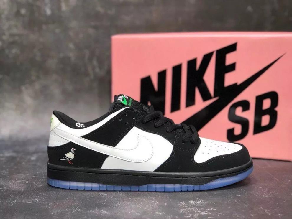 nike耐克商场同款夏季 dunk sb low 经典 黑白鸽子熊猫 男女同款