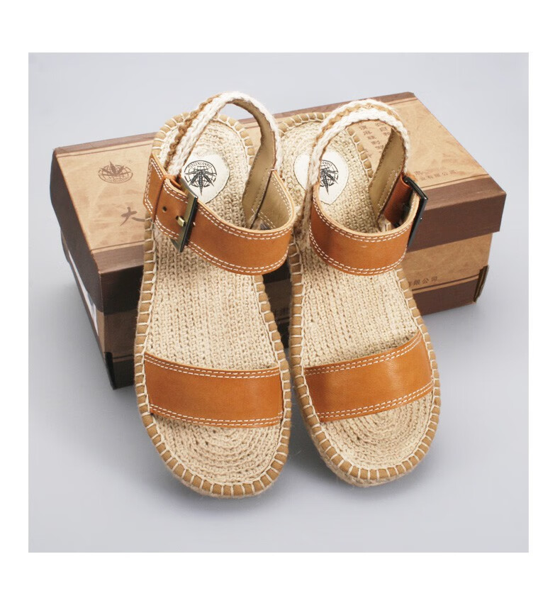 汗脚草鞋纯手工草编鞋汉麻底凉鞋女夏平底简约百搭舒适休闲甜美品质