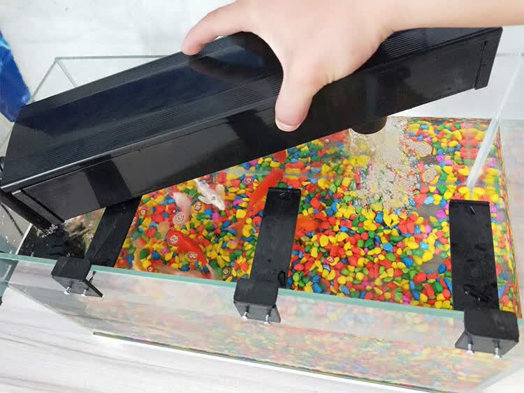 鱼缸支架上过滤器托架上过滤槽支架滴流过滤盒托架上置过滤槽底座建议