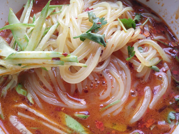 嗑嗑龙 东北担担面朝鲜族冷面凉拌面旦旦面延吉真空包装带调料 2份