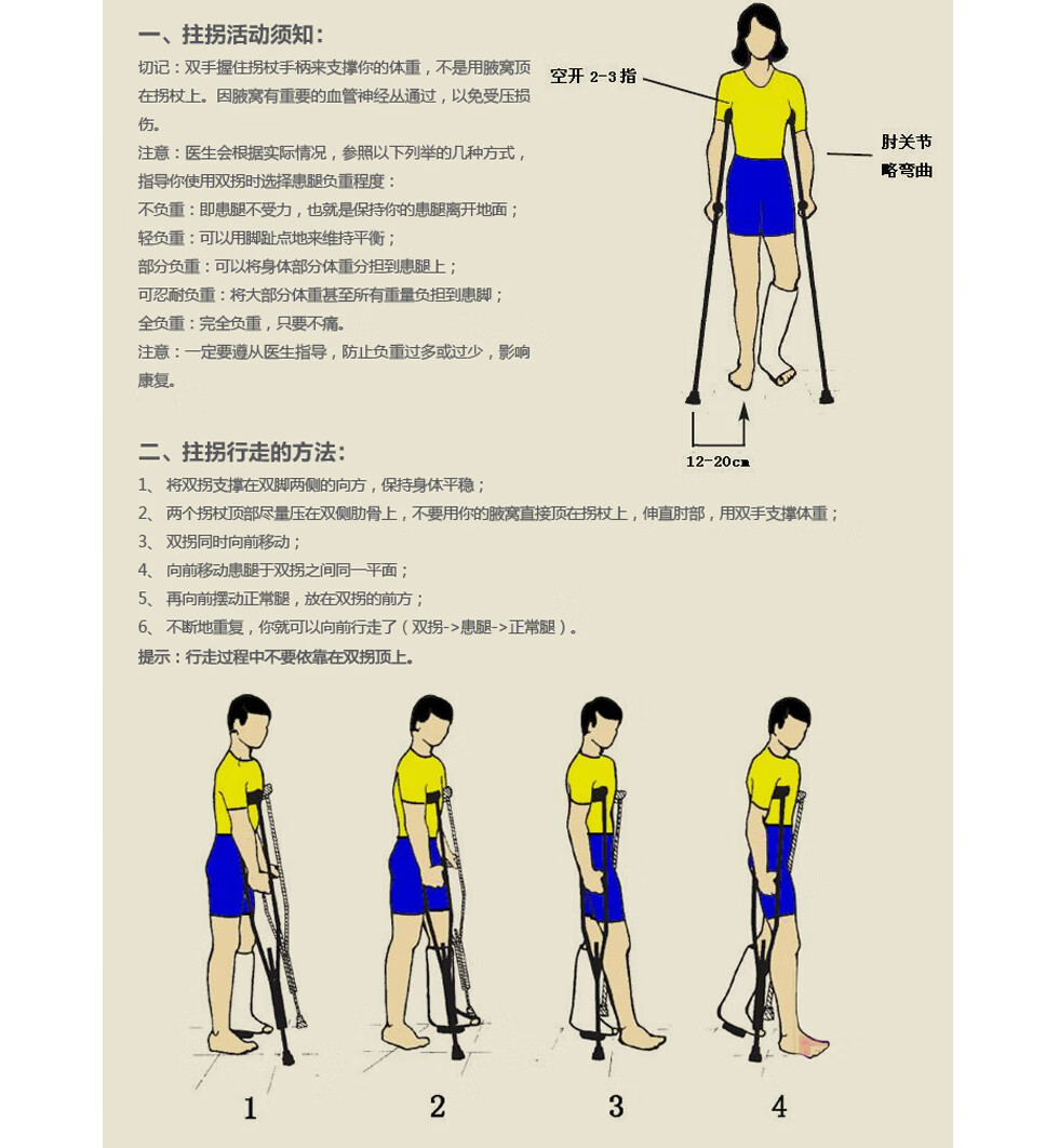 双拐杖图片与价格尺寸图片