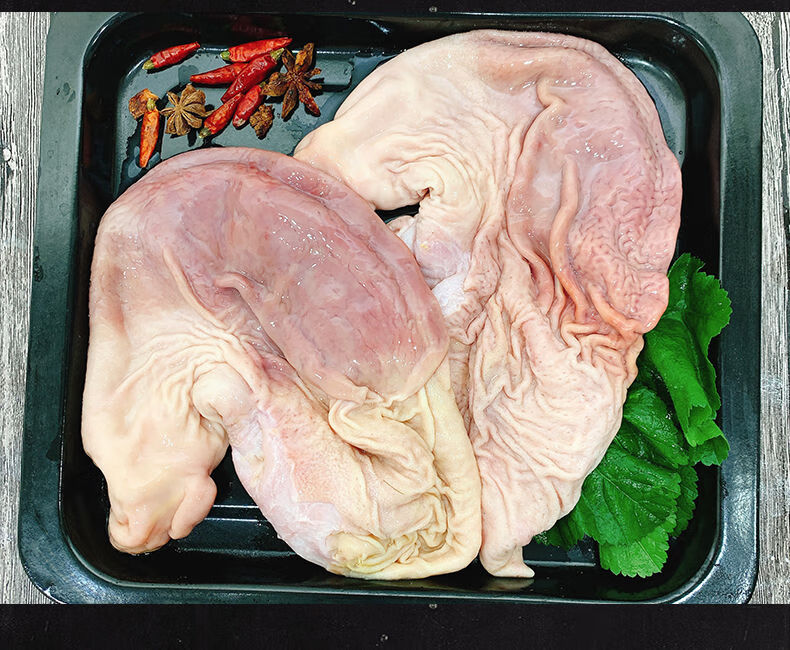 土猪生肚子猪杂滋补食材冷冻无油整只内脏类 生鲜 农家土猪大肚(精选)