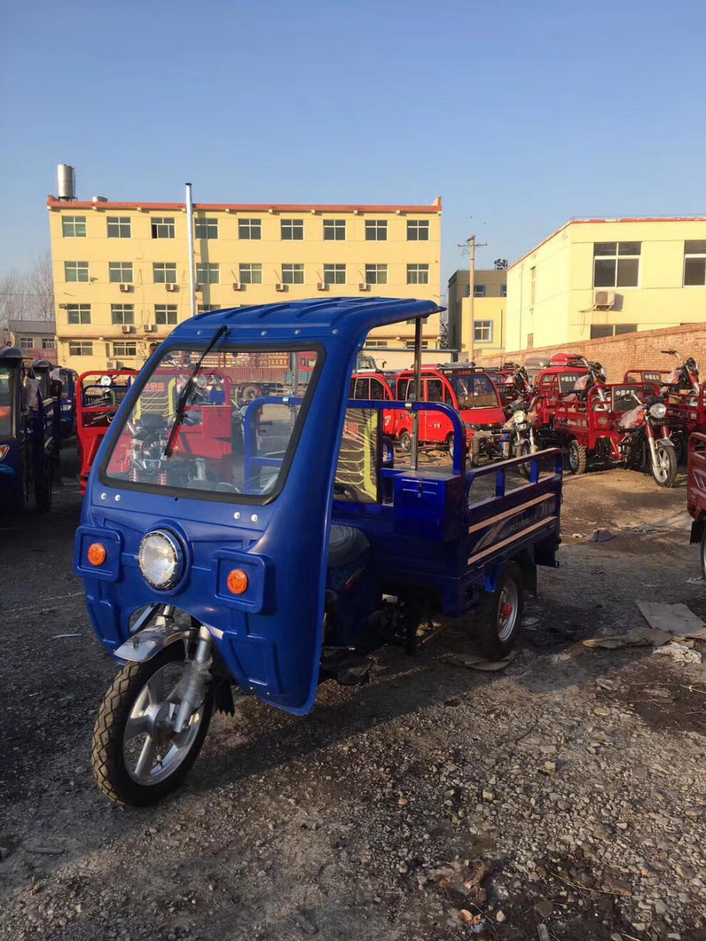 适用宗申大运摩托三轮车棚电动车驾驶棚纳米塑料雨篷加宽钢化玻璃 摩