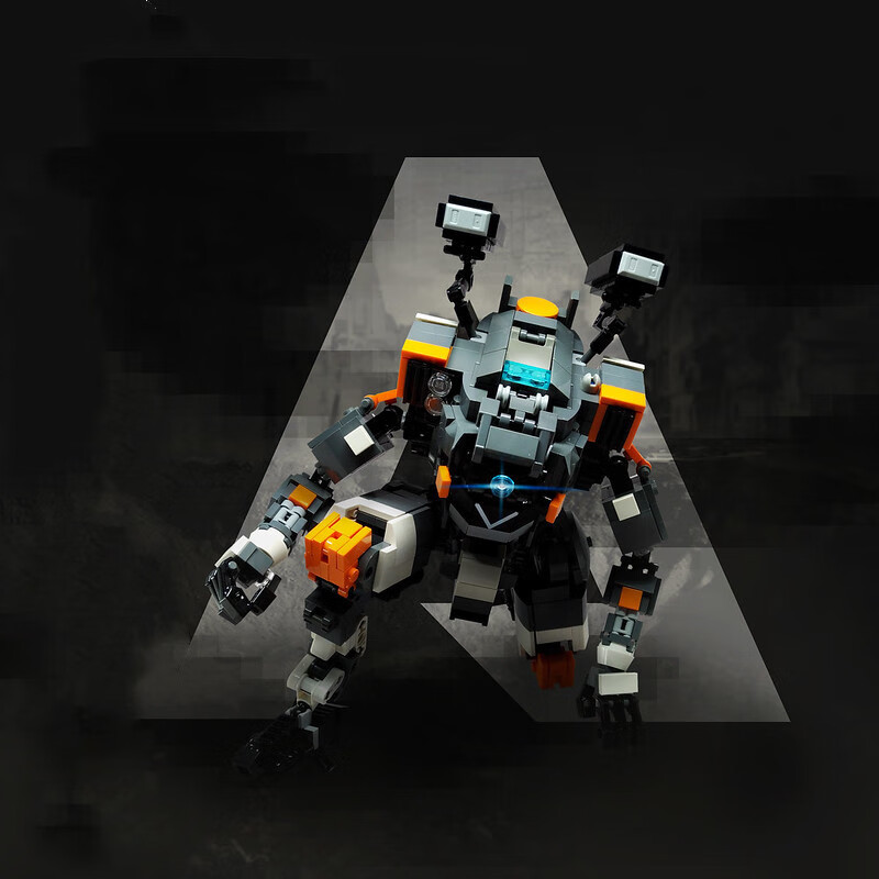 泰坦陨落机甲 兼容 泰坦陨落主角机甲bt7274先锋级积木模型moc定制