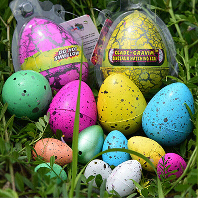 玩具仿真吸水膨胀大号复活变形蛋抖音玩具玩具恐龙蛋1个8115cm定制款