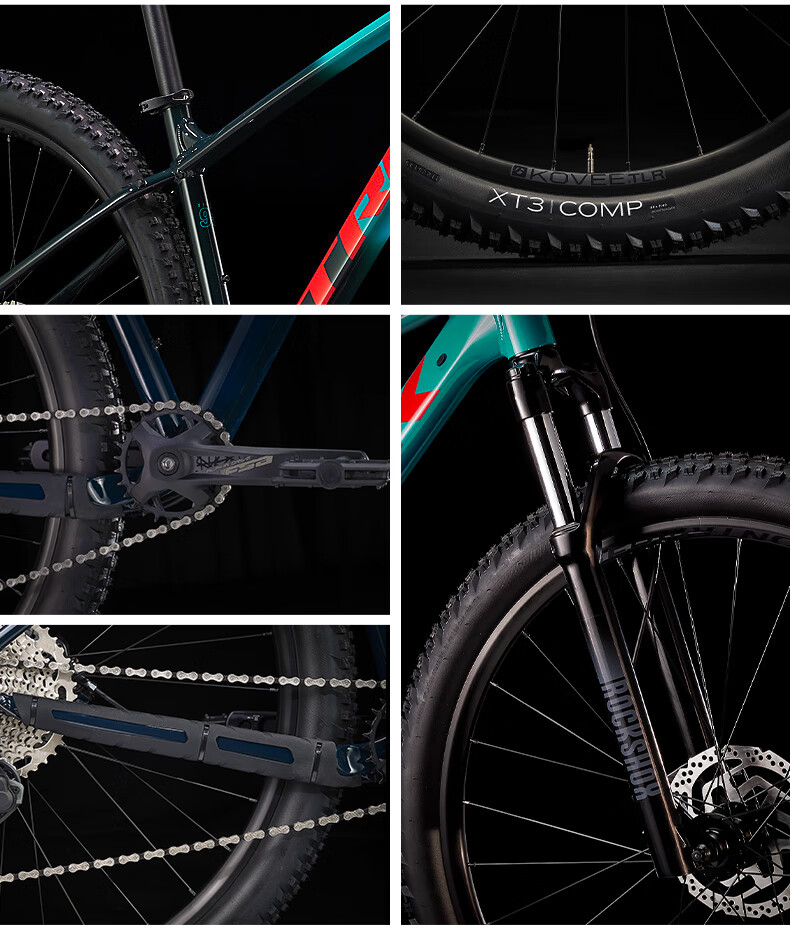 崔克(trek)trek崔克marlin 7轻量缓震碟刹内走线10速越野山地自行车