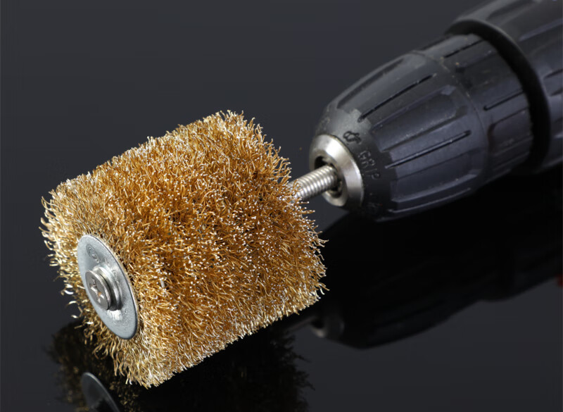 (lulaiya)捡漏价露莱雅 电动电钻钢丝刷t型刷头钢丝轮手电钻打磨头