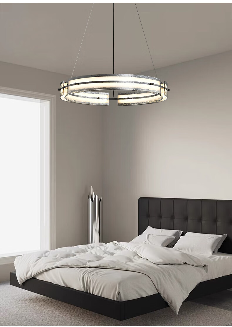 雷士照明旗舰官方店同款意式极简高端设计感客厅吊灯餐厅圆环led北欧
