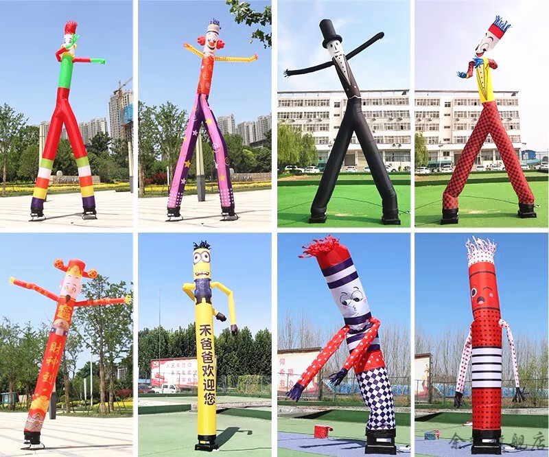 2022年充气舞星卡通招手气模迎宾小人偶财神爷广告空中摇摆跳舞星气模