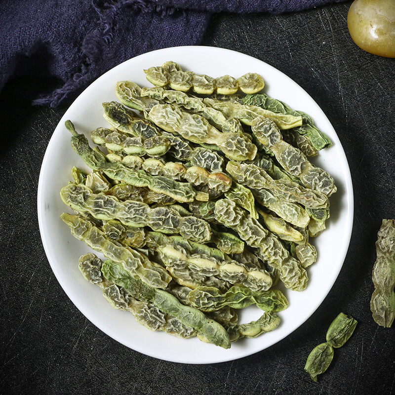 槐角500g 槐豆槐实长条生槐角非炒槐角另有地榆