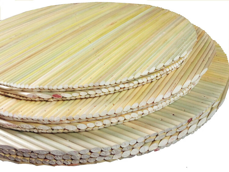 60高粱杆盖帘饺子帘八角簸箩农家圆形放饺子托盘篦子盖垫家用不沾易