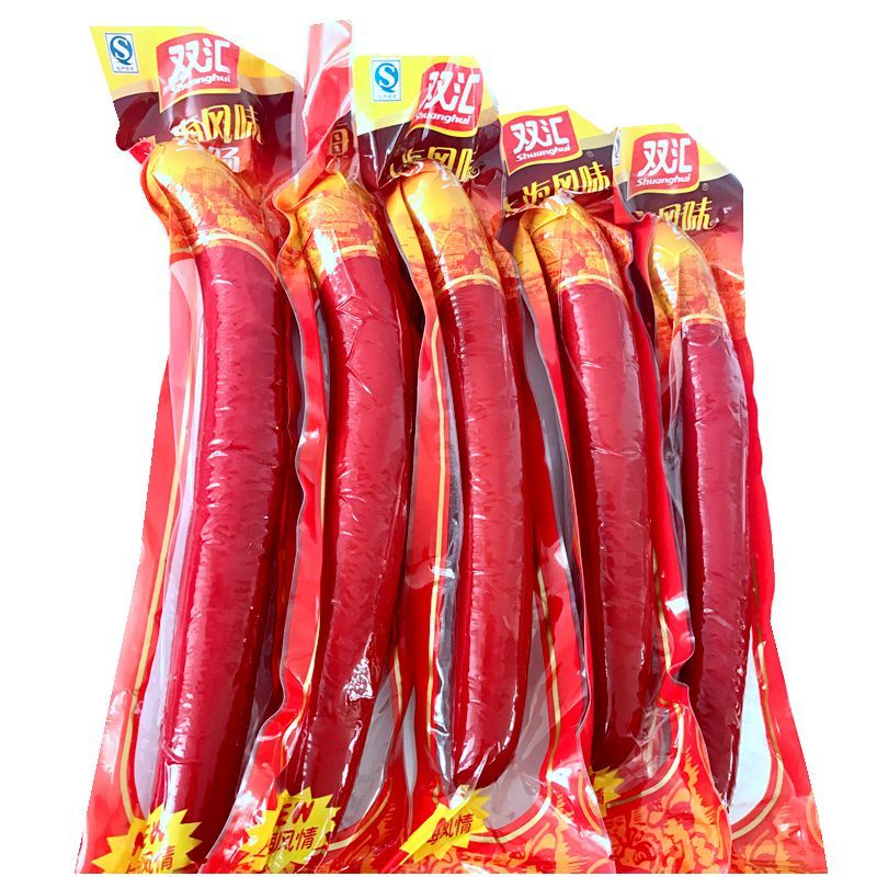 双汇蒜味肠190g 蒜味火腿肠,方腿烤火腿 5支10支食堂饭店蒜香烤肠 蒜