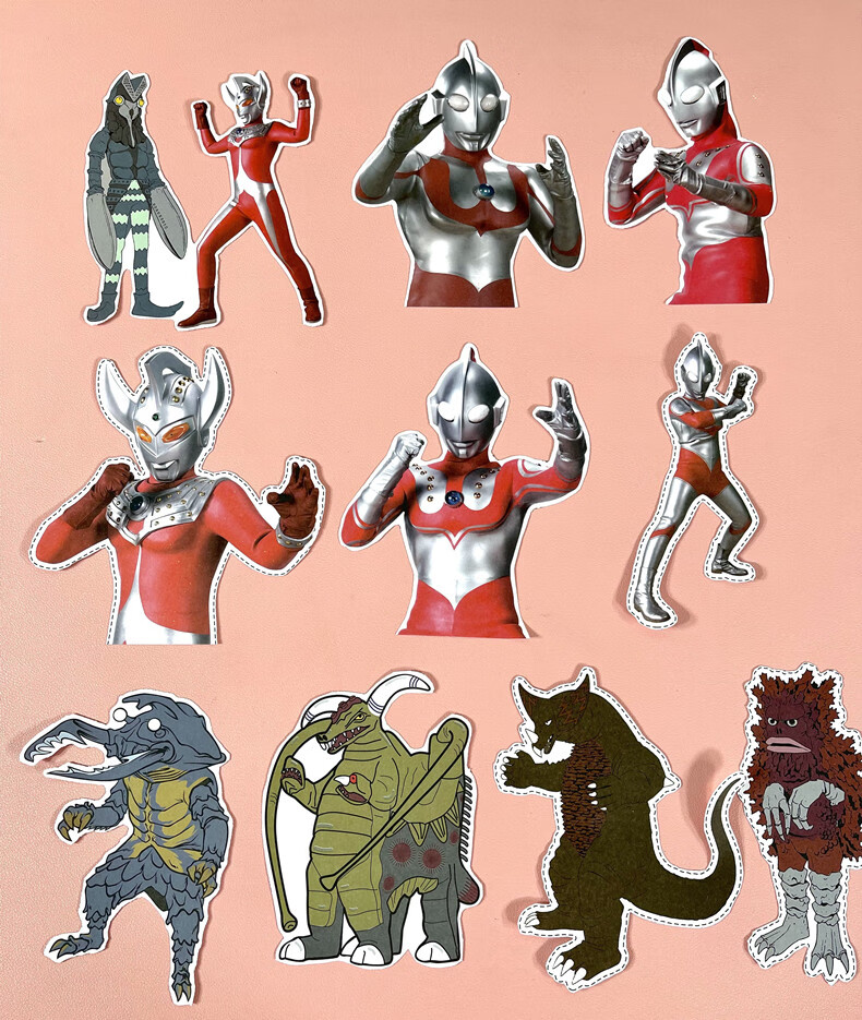 奥特曼剪纸 拼图【5】含6张拼图【图片 价格 品牌 报价】-京东