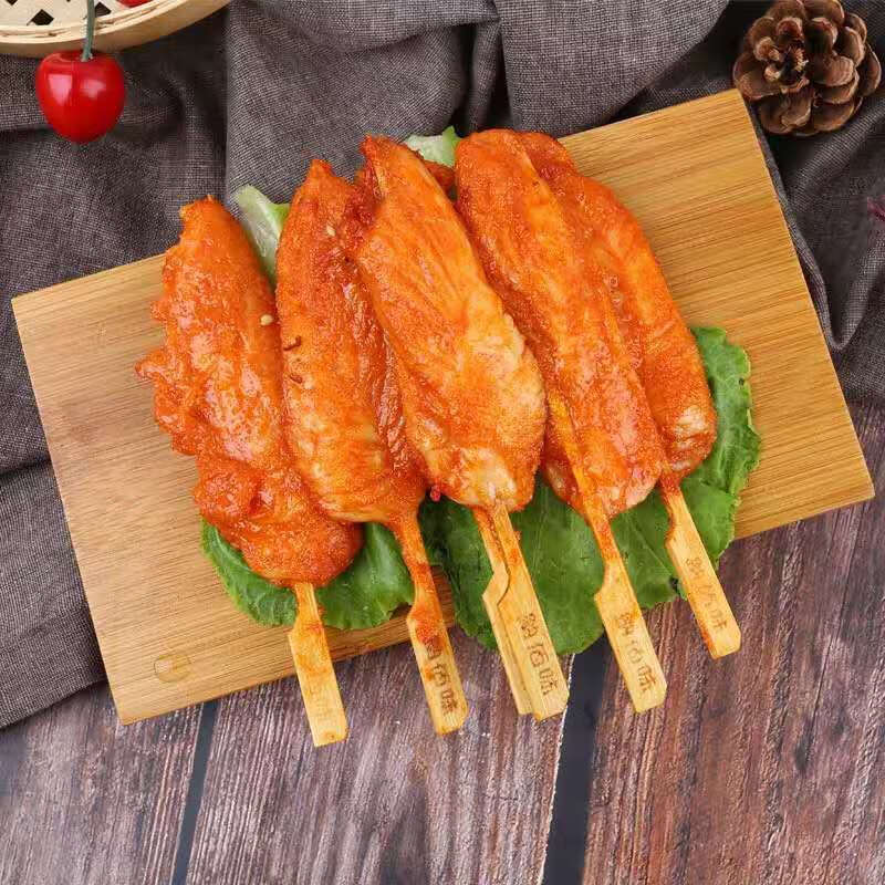 新鲜江浙沪皖生鲜川香鸡柳25串950克无骨油炸小吃冷冻半成品烧烤串