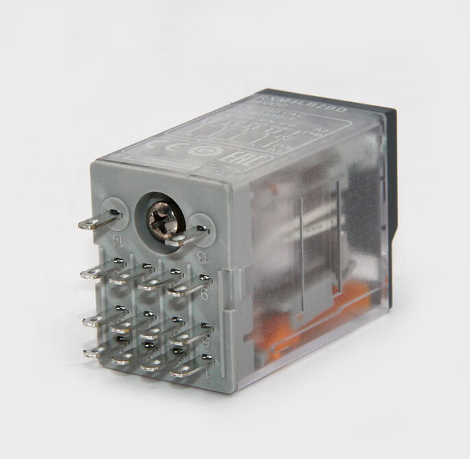 中间继电器rxm2lb2bd2lb2p74lb2bd二开二闭24v220vrxze1m4c14脚底座