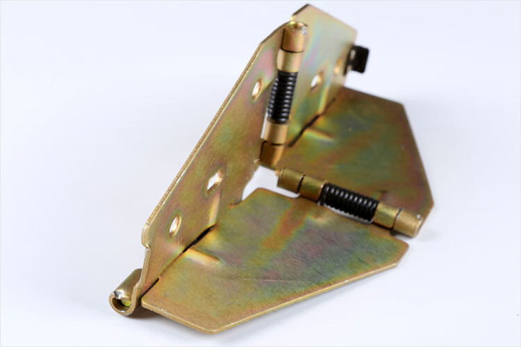 山头林村 定制适用折叠铰链十字弹簧合页餐桌面翻转180度折叠圆桌面