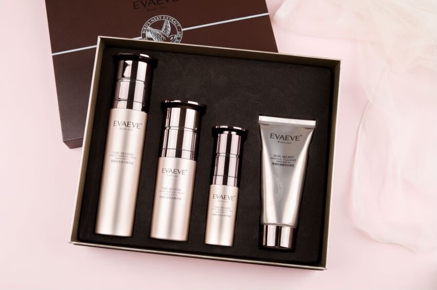 evaeve臻真美燕窝肌密精华套盒提拉紧致面部美美阳光四件套evaeve燕窝