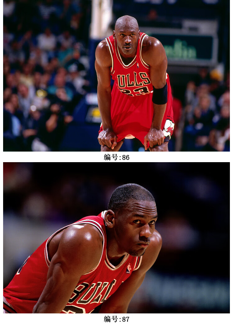 《乔丹海报nba篮球明星公牛队罗德曼科比墙贴宿舍壁纸装饰画定制 58